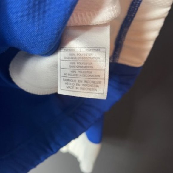 Nike Team Men's Blue/White Workout Outdoor Full Zip Warmup Jacket Size XL (18-20 - Picture 4 of 4